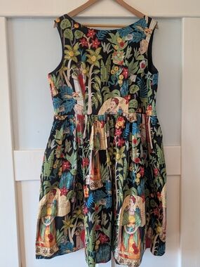 Fashionably Geeky Frida Kahlo Dress Sz XL 20